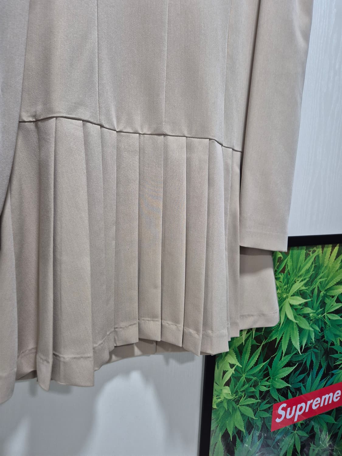 (타임세일)(새상품)DINT 딘트 플리츠 미디 원피스 자켓 상품이미지9