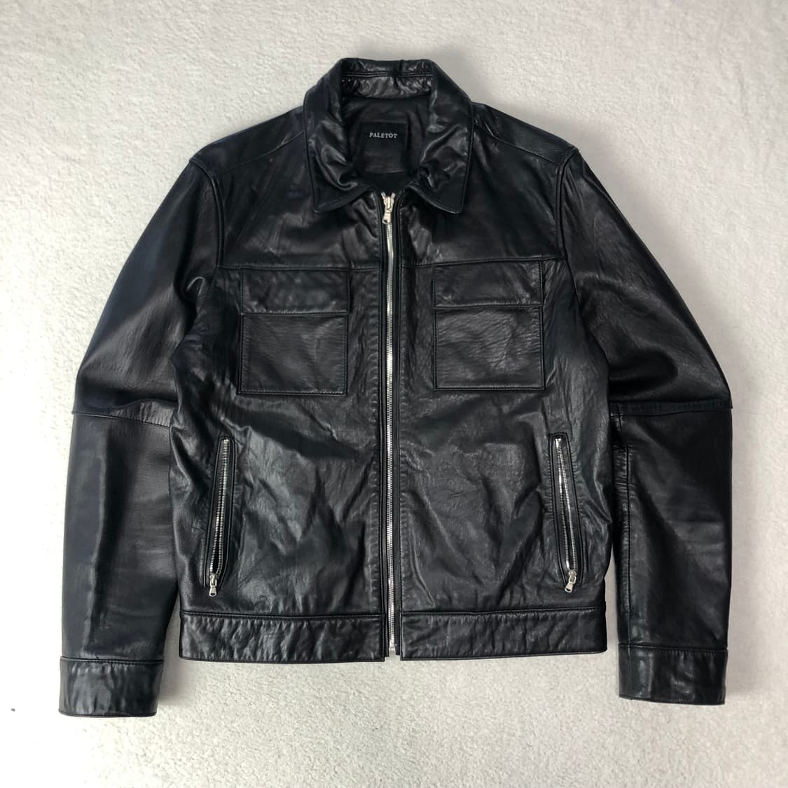 펠토 투포켓 크롭 레더자켓  상품이미지1