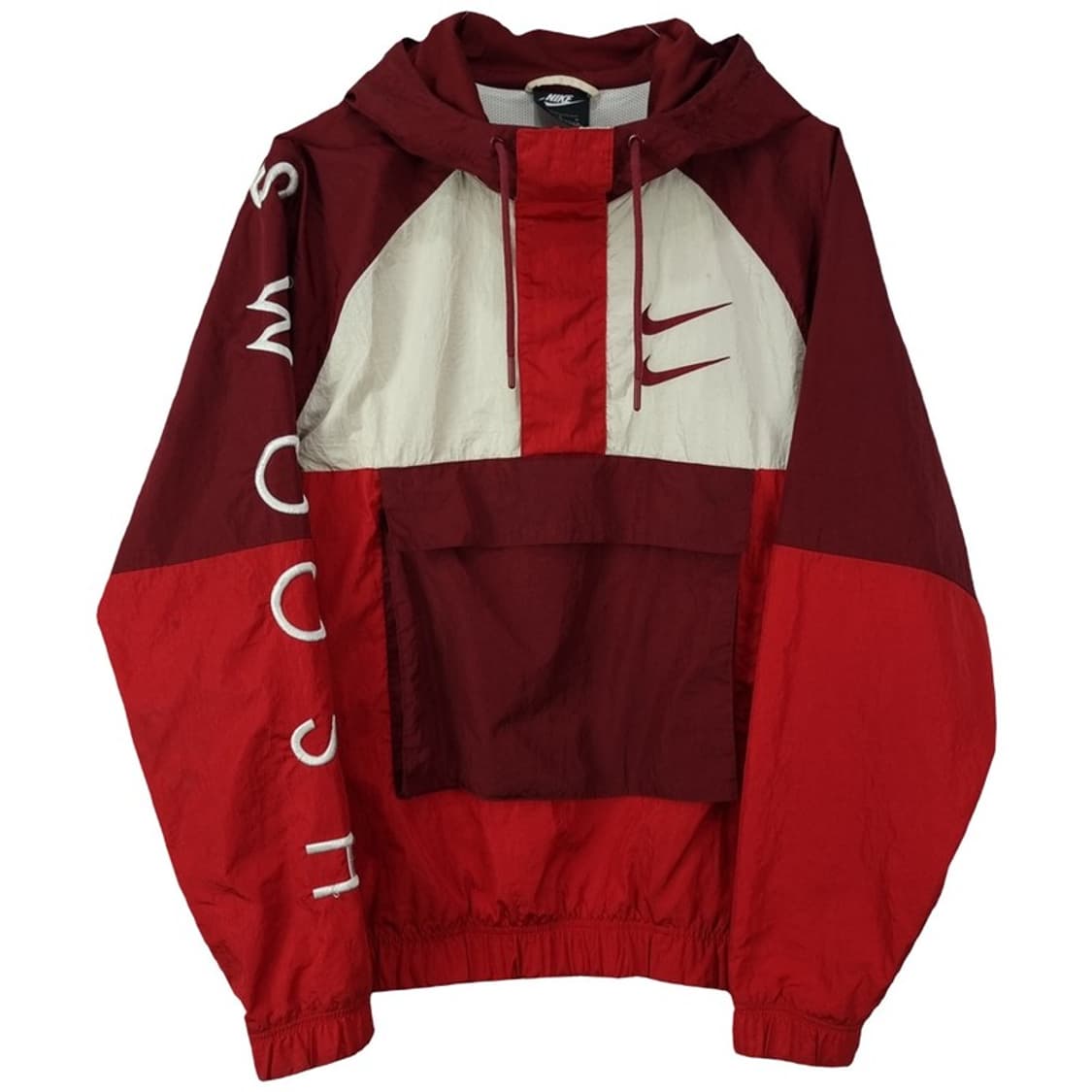 [나이키] 더블 스우시 프린팅 후드 바람막이 아노락 자켓 M19021 상품이미지2