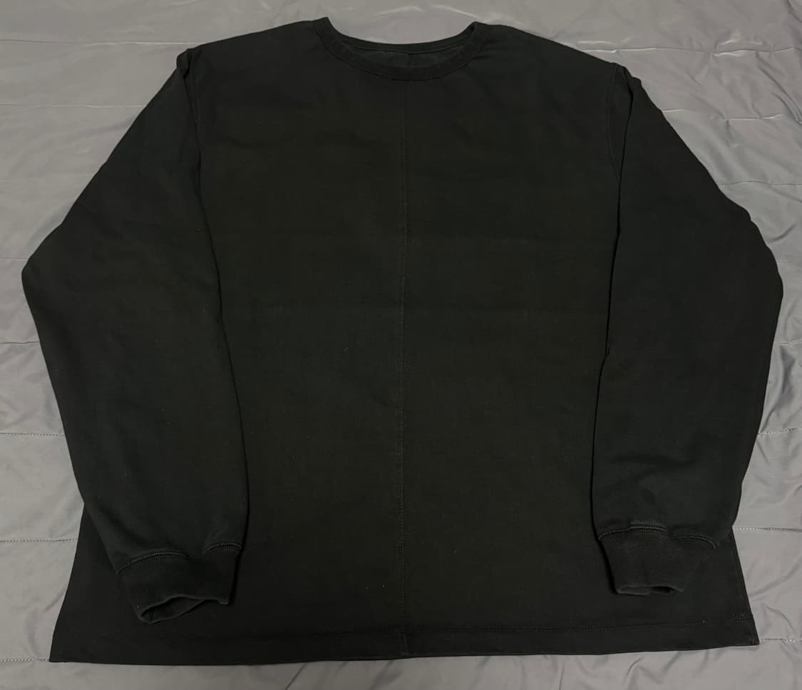 유스 패널드 롱슬리브 블랙 상품이미지5