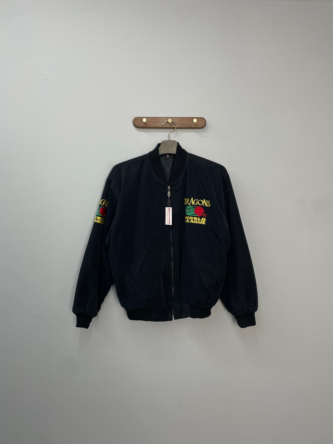 빈티지 블랙 봄버 자켓 H1099 상품이미지3