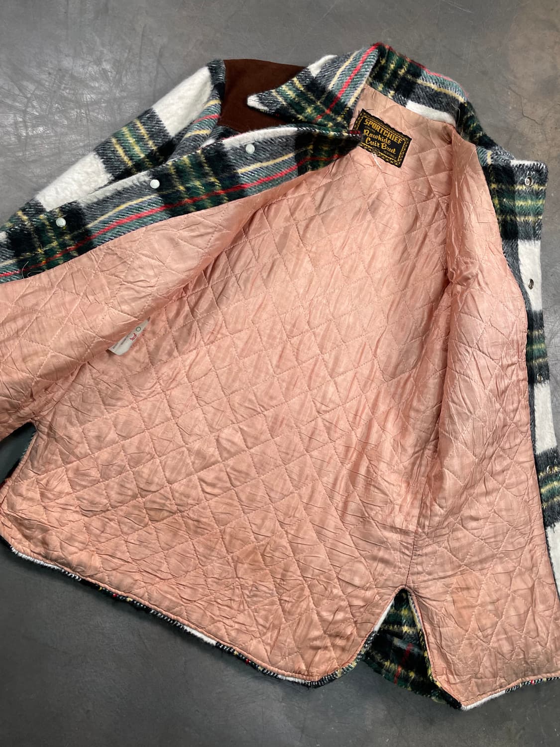 빈티지 럼버잭 퍼 셔츠 자켓 상품이미지5