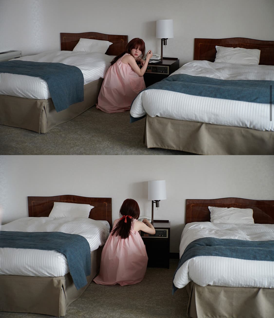 프레클 needlepoint midi dress in pink 상품이미지2