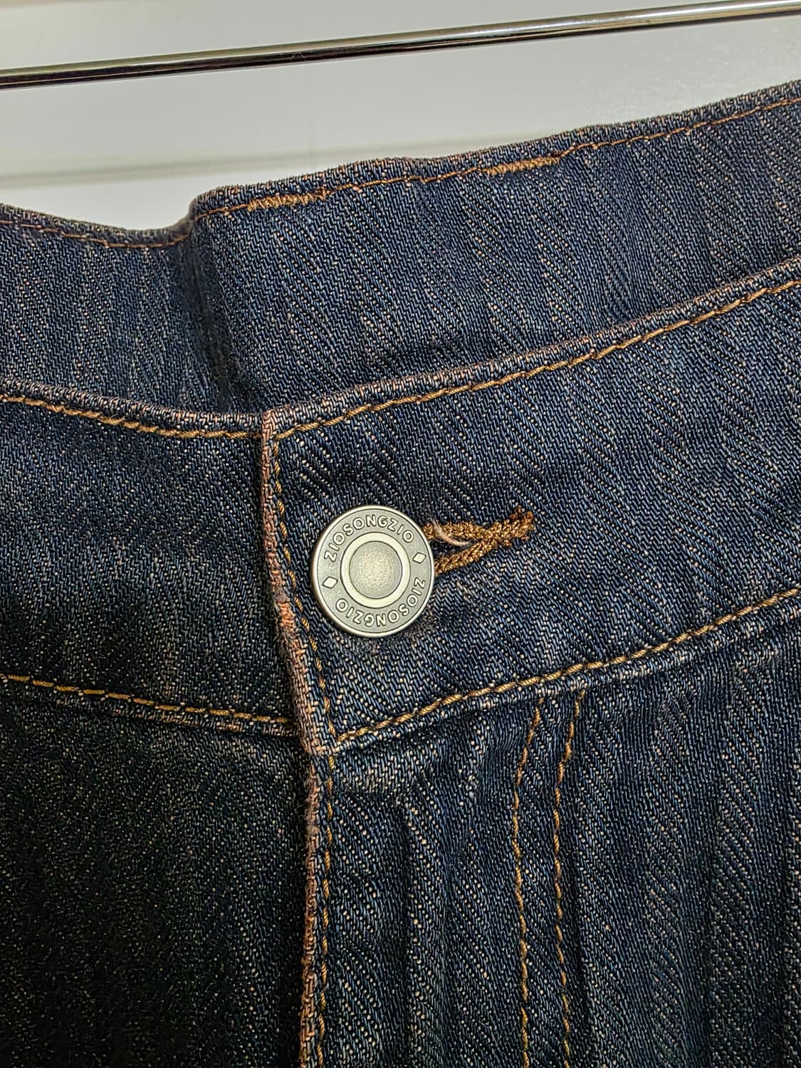 지오송지오 웨스턴 헤링본 데님 82사이즈(32) 상품이미지3