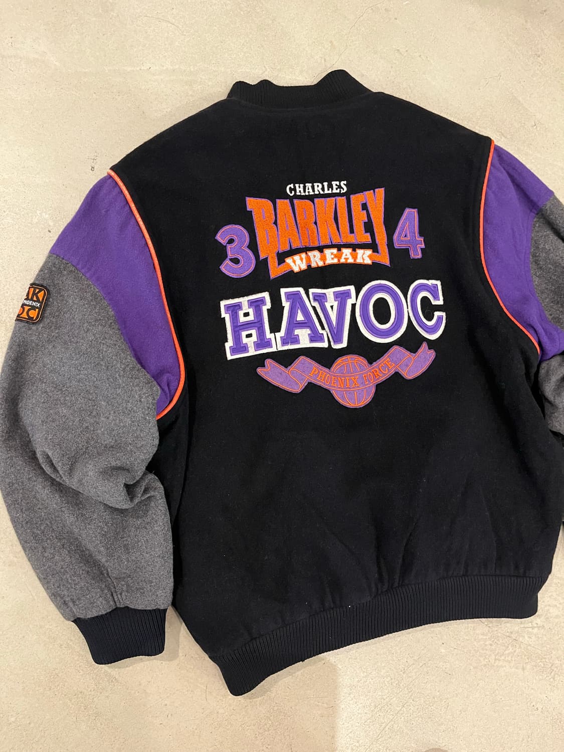 90s 나이키 찰스바클리 울 바시티 자켓 상품이미지1