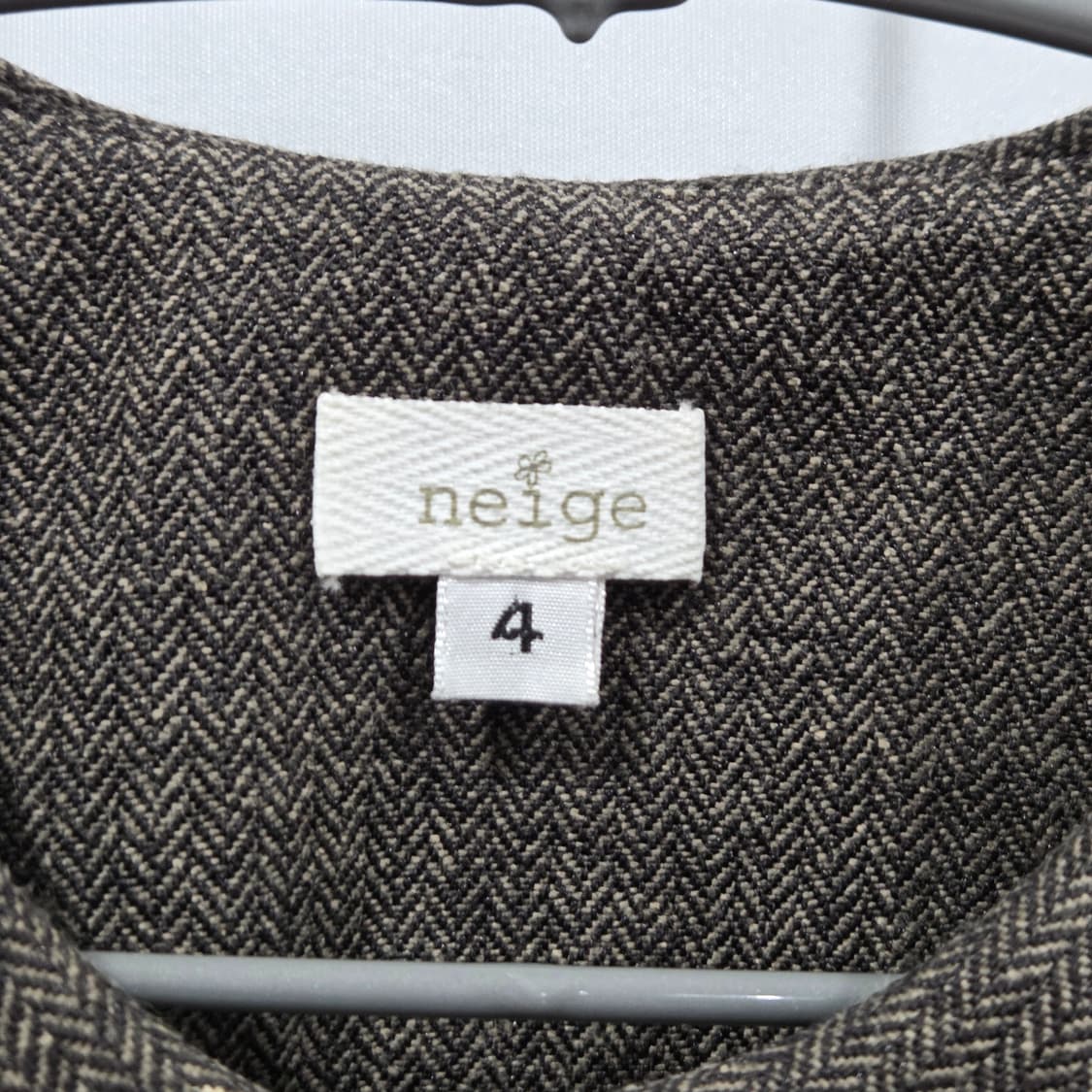 Neige 여아 헤링본 숏코트 4 상품이미지3