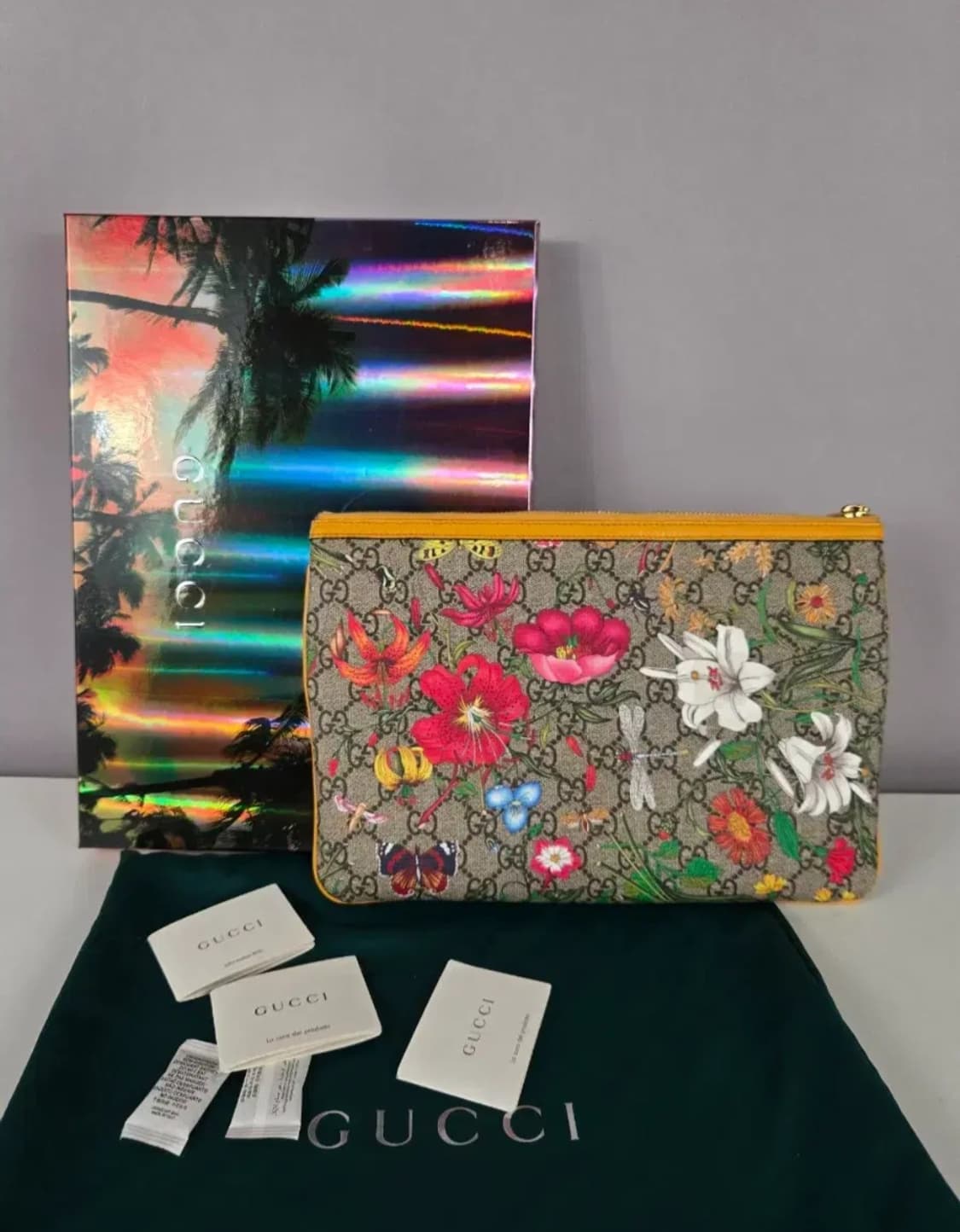 GUCCI 구찌 마몬트 오디피아 플로라 클러치 한정판 가방 플라워 정품 상품이미지2