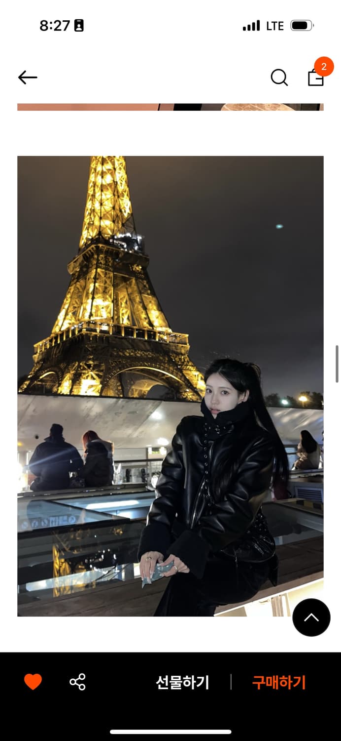 카키포인트 무스탕 블랙 상품이미지4