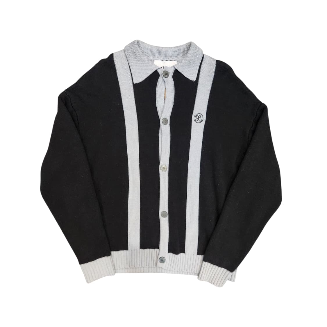 엑스톤즈(XTONZ) 스트라이프 니트 가디건 상품이미지1