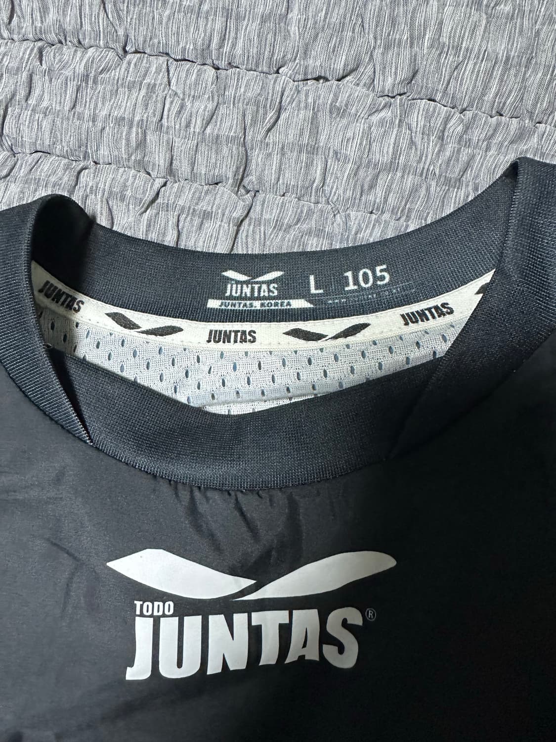 JUNTAS 검정색 바람막이 상품이미지5