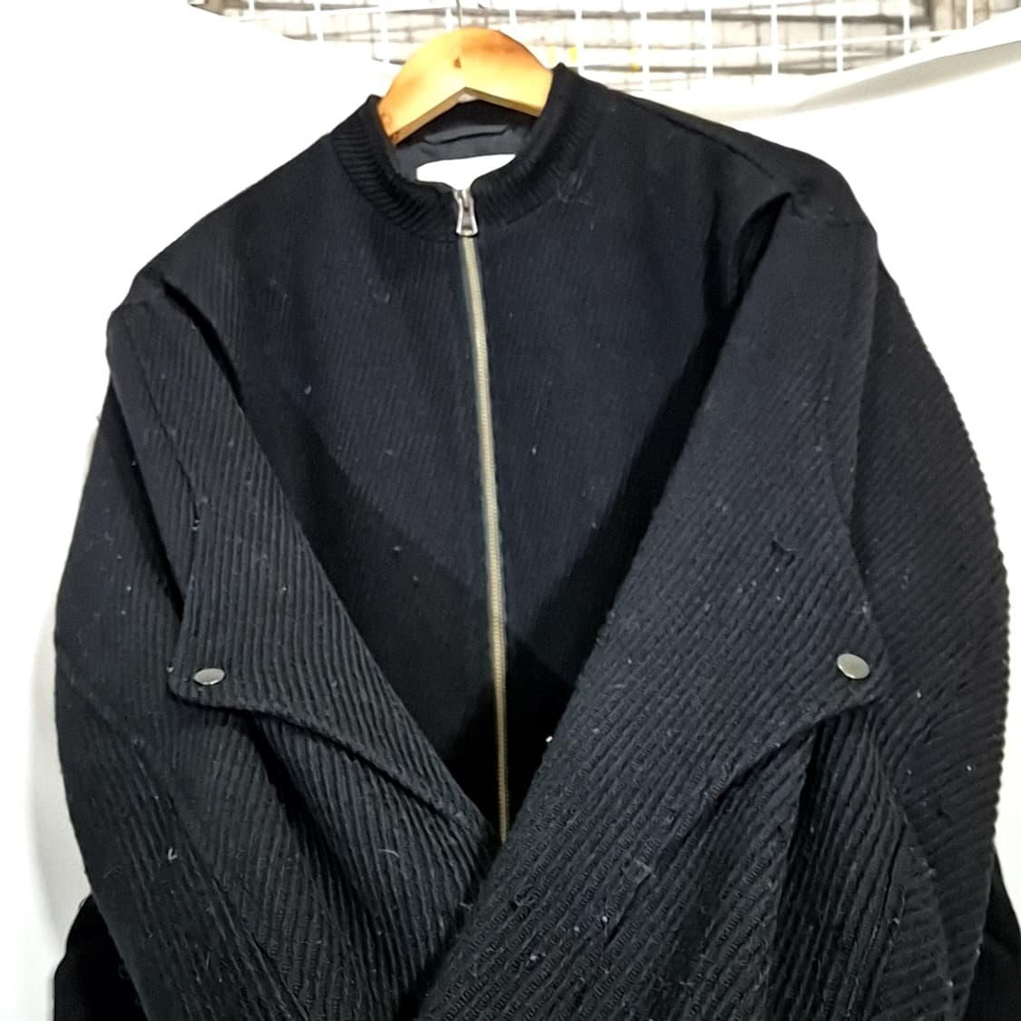 Insilence 인사일런스 절개 봄버 자켓 상품이미지5