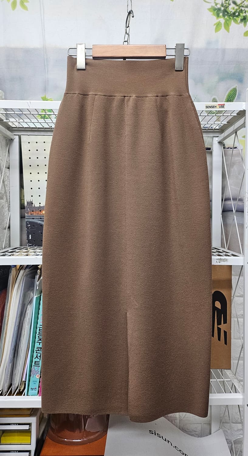 더캐시미어 25FW 여성 니트롱스커트 26 백슬릿 스커트 AD15 상품이미지2