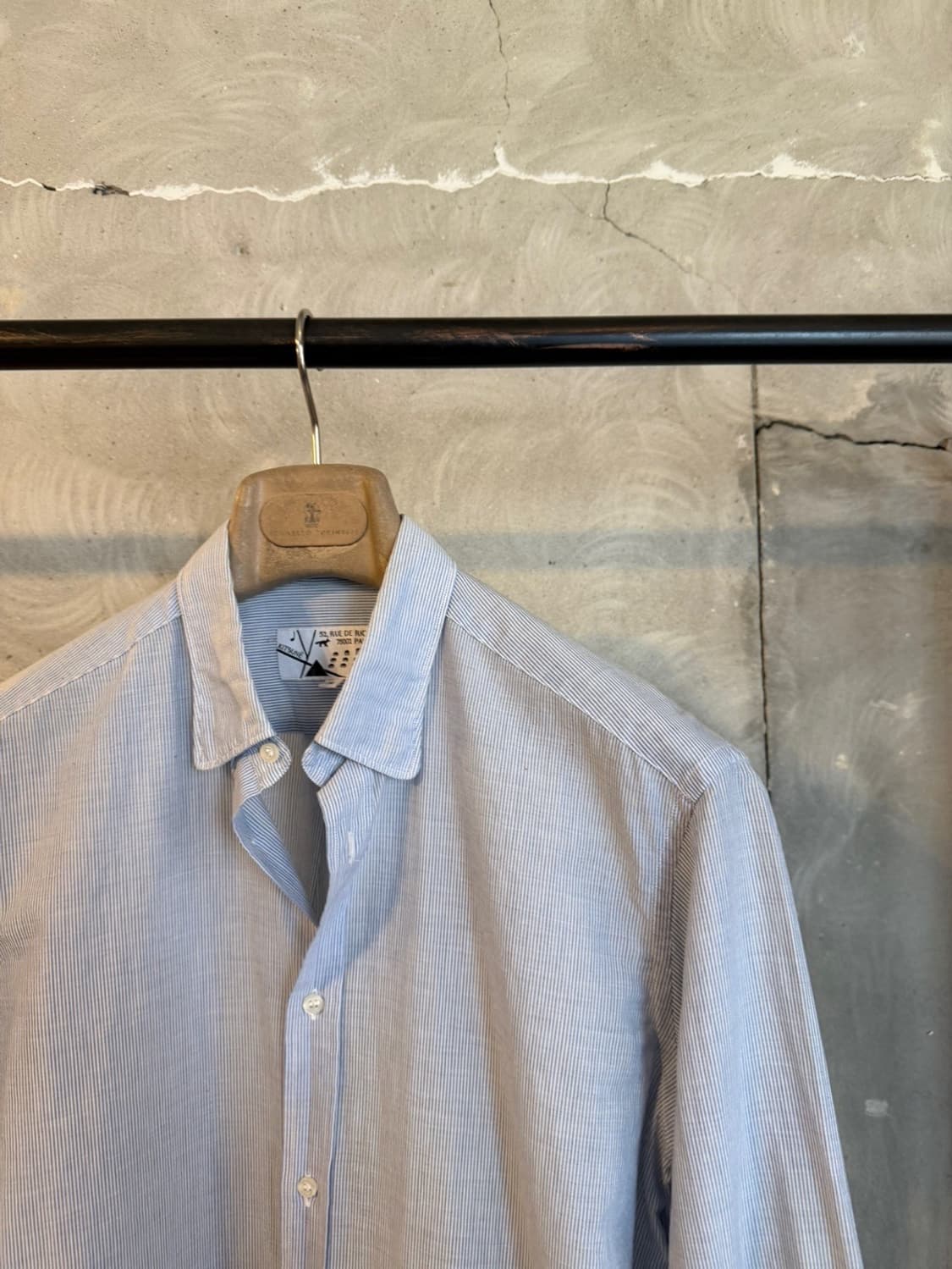 메종키츠네 셔츠 슬림100 상품이미지4