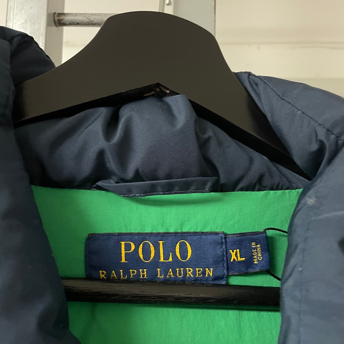 폴로 랄프로렌 네이비 패딩 XL 상품이미지5