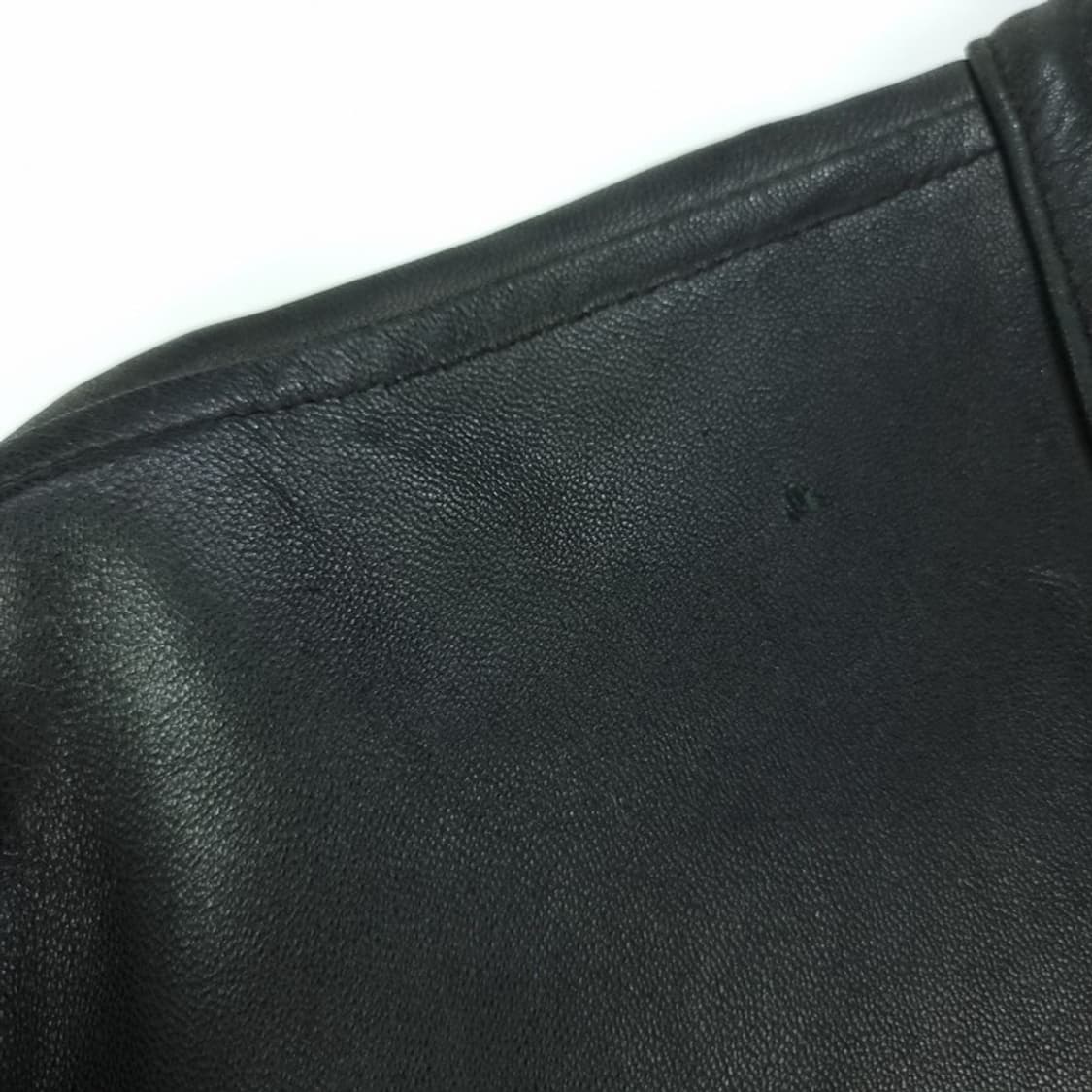 [빈티지] 리얼 램스킨 양가죽 카페레이서 싱글 집업 레더자켓 M20086 상품이미지8