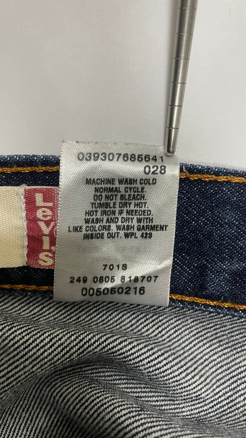 리바이스 505 인디고 데님 상품이미지8