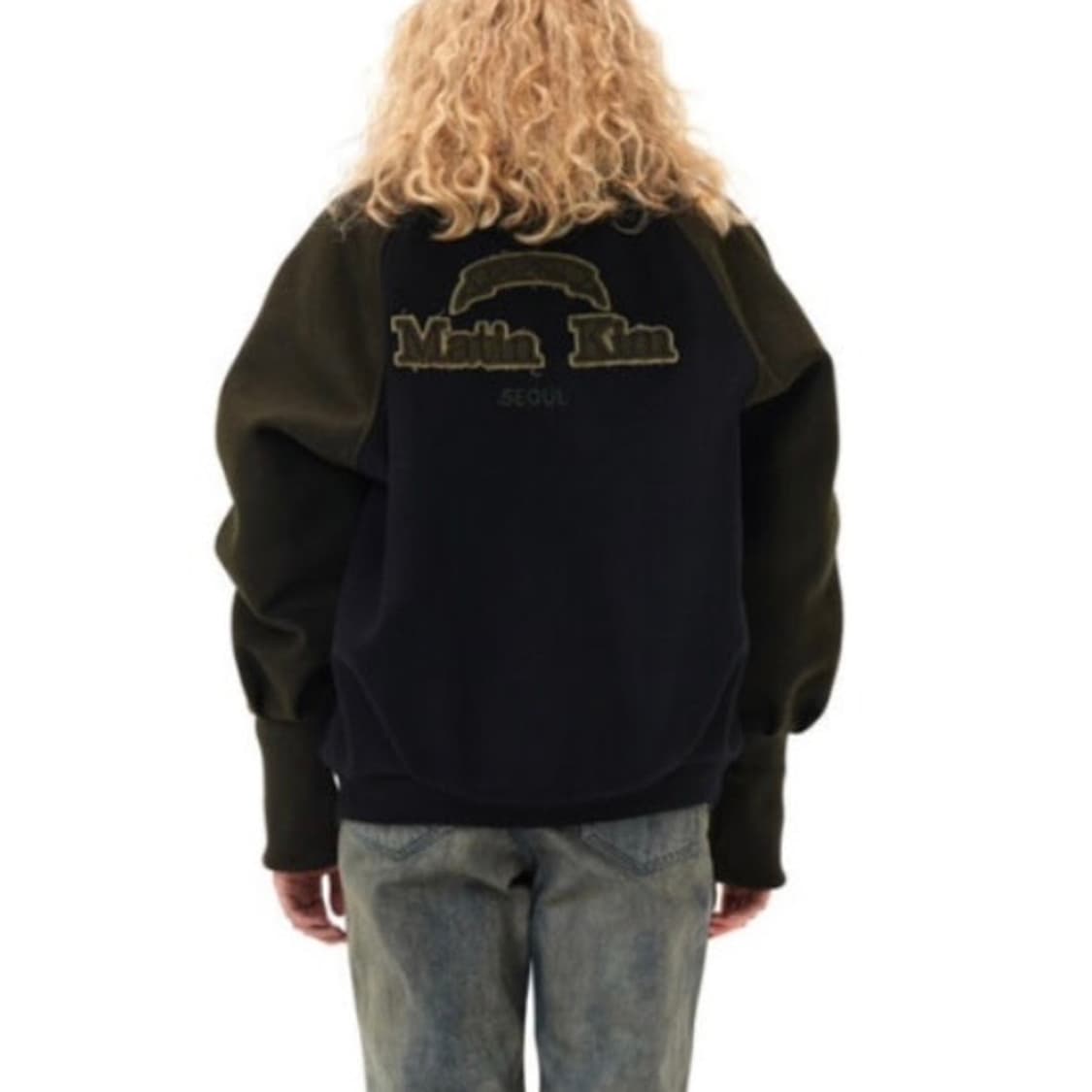 마뗑킴 stadium varsity quilting jumper in b 상품이미지1