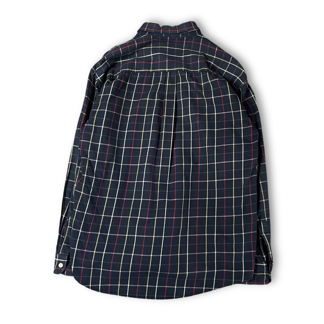 버버리 네이비 멀티 체크 원포켓 긴팔 셔츠 상품이미지3