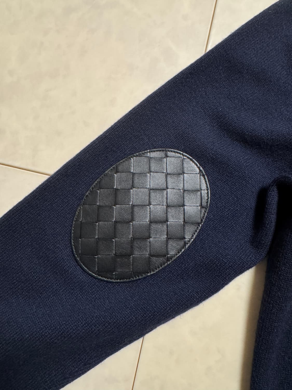 보테가 베네타) 캐시미어 네이비 가디건 M(105추천) 상품이미지7