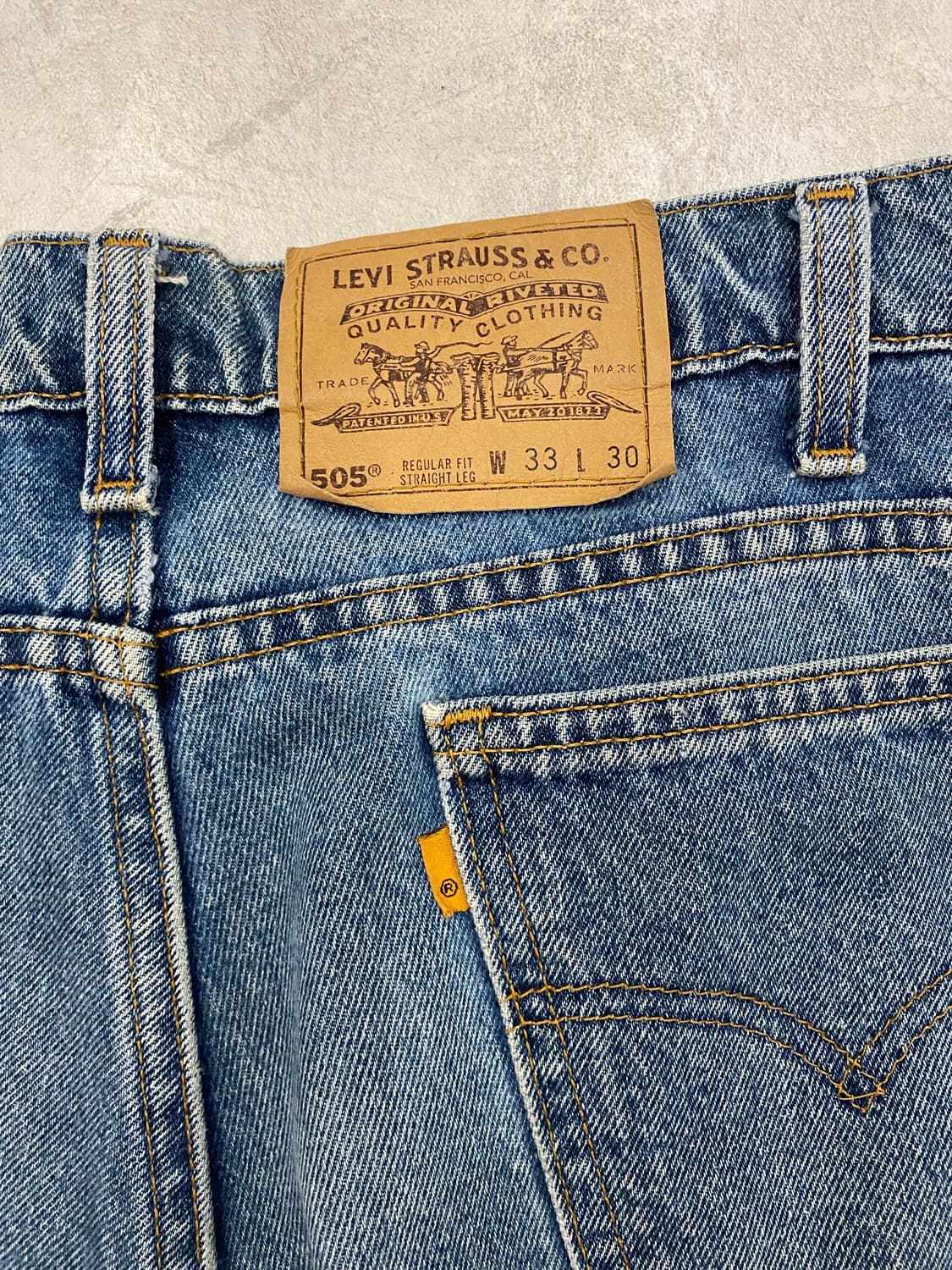 33x30 빈티지 리바이스 505 usa 상품이미지5
