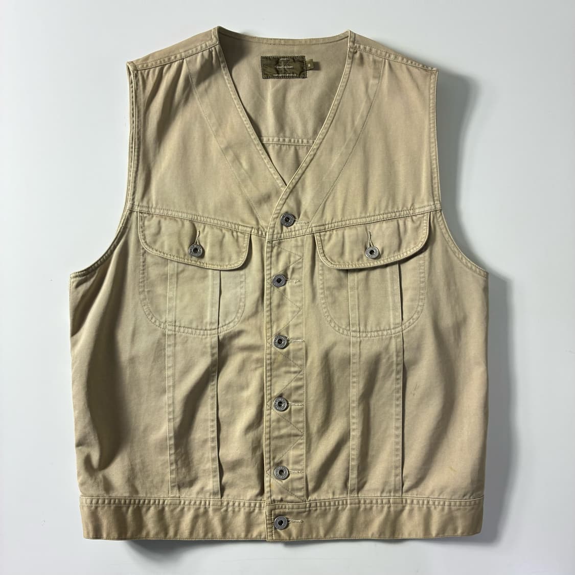 Calvin klein  캘빈 클라인 코튼 베이지 워크 베스트  상품이미지1