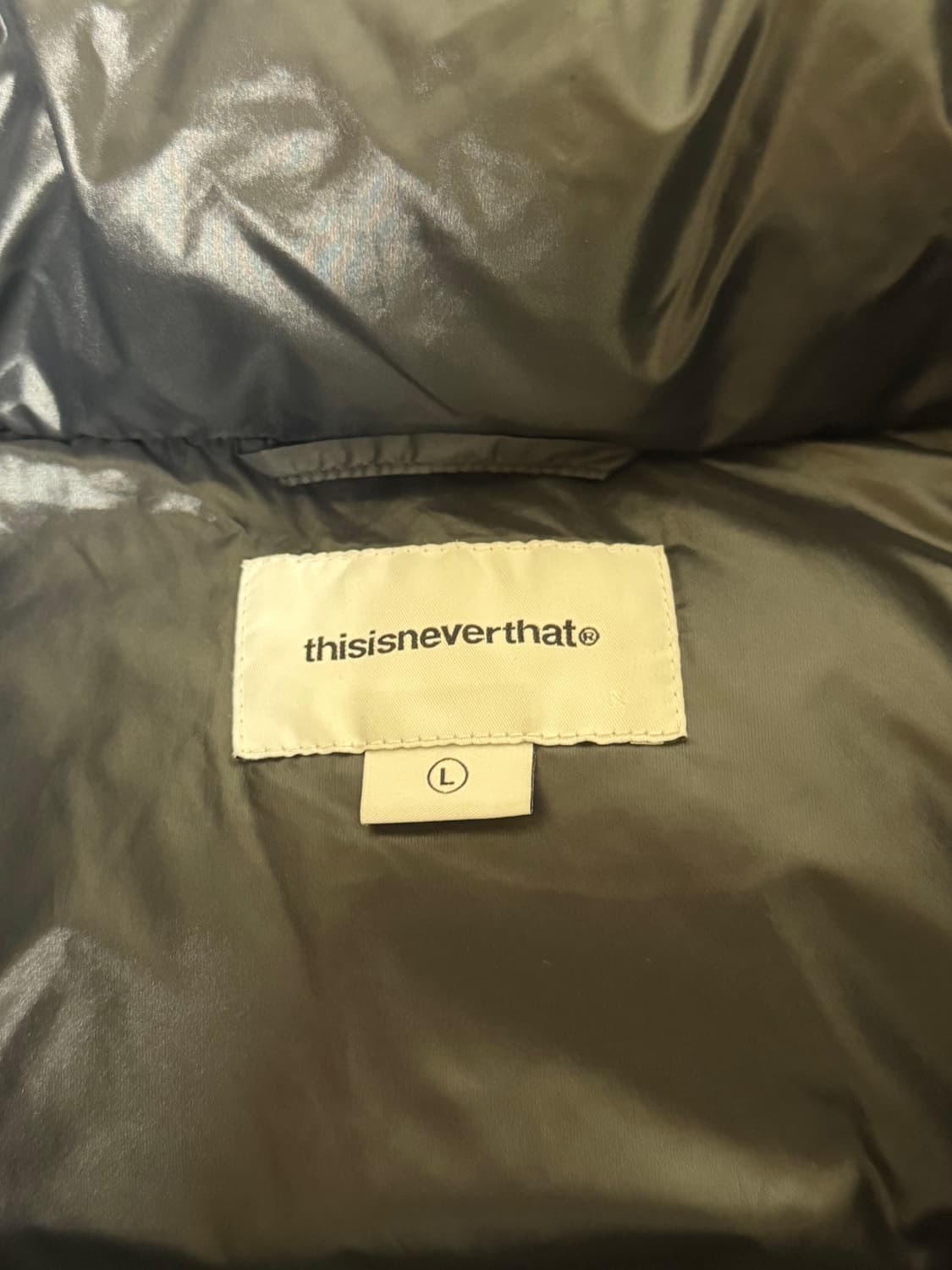 (L)디스이즈네버댓 퍼텍스 다운 패딩 L 블랙 상품이미지6