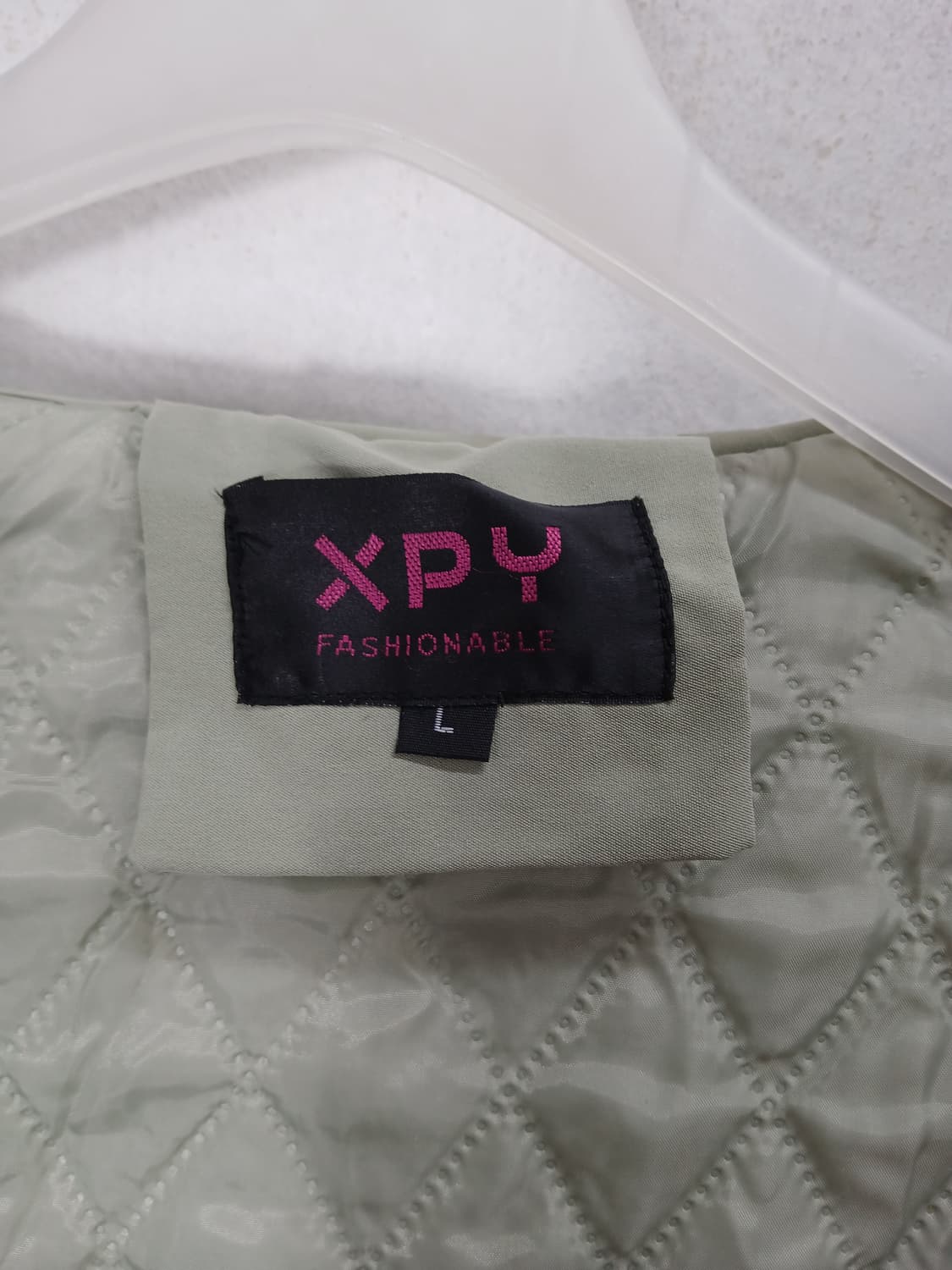 XPY 뽀글이 엔젤후드숏패딩 100-105 L 민트 새제품 상품이미지9