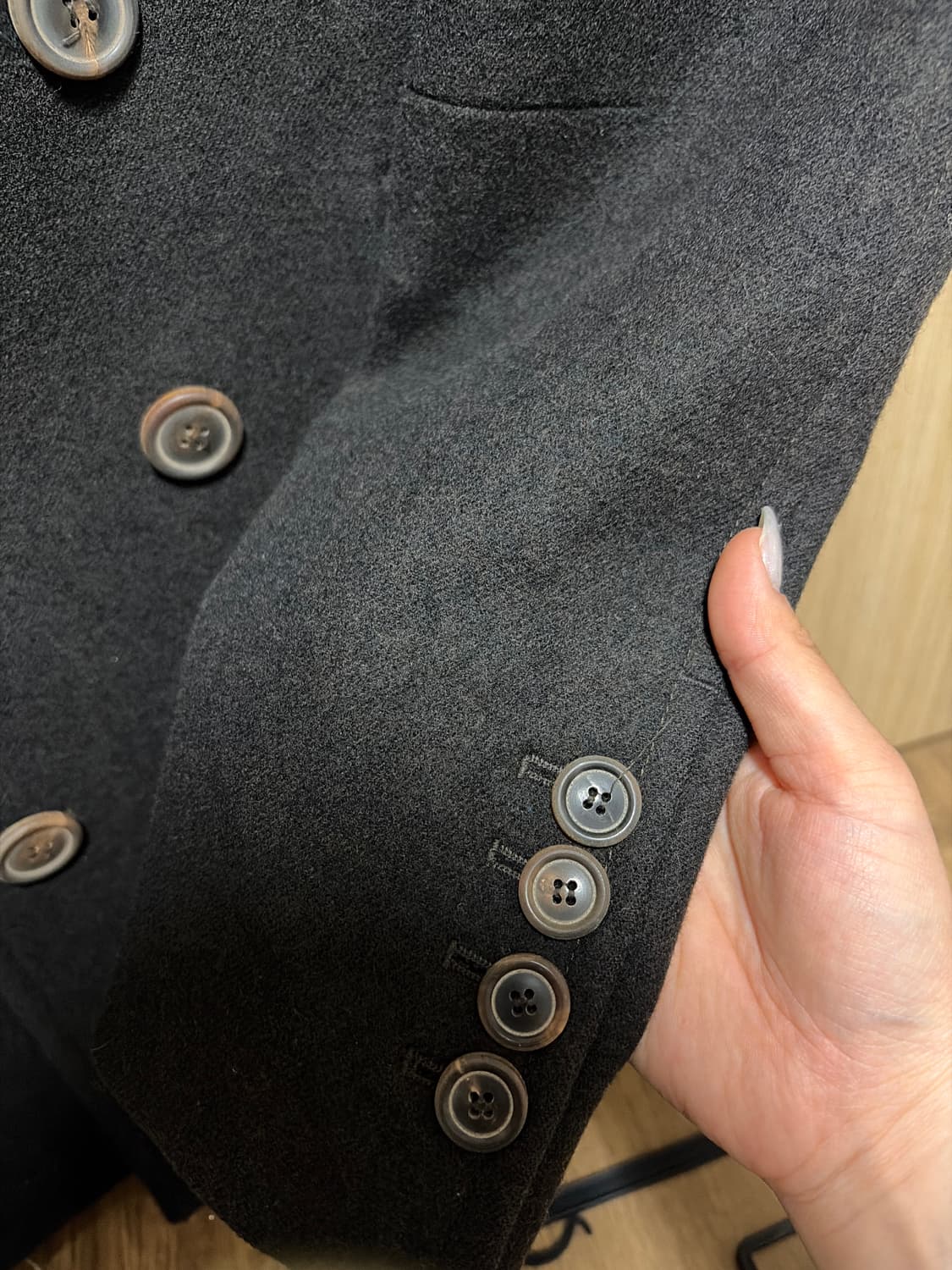 더플버튼 코트 자켓 모리걸 상품이미지2