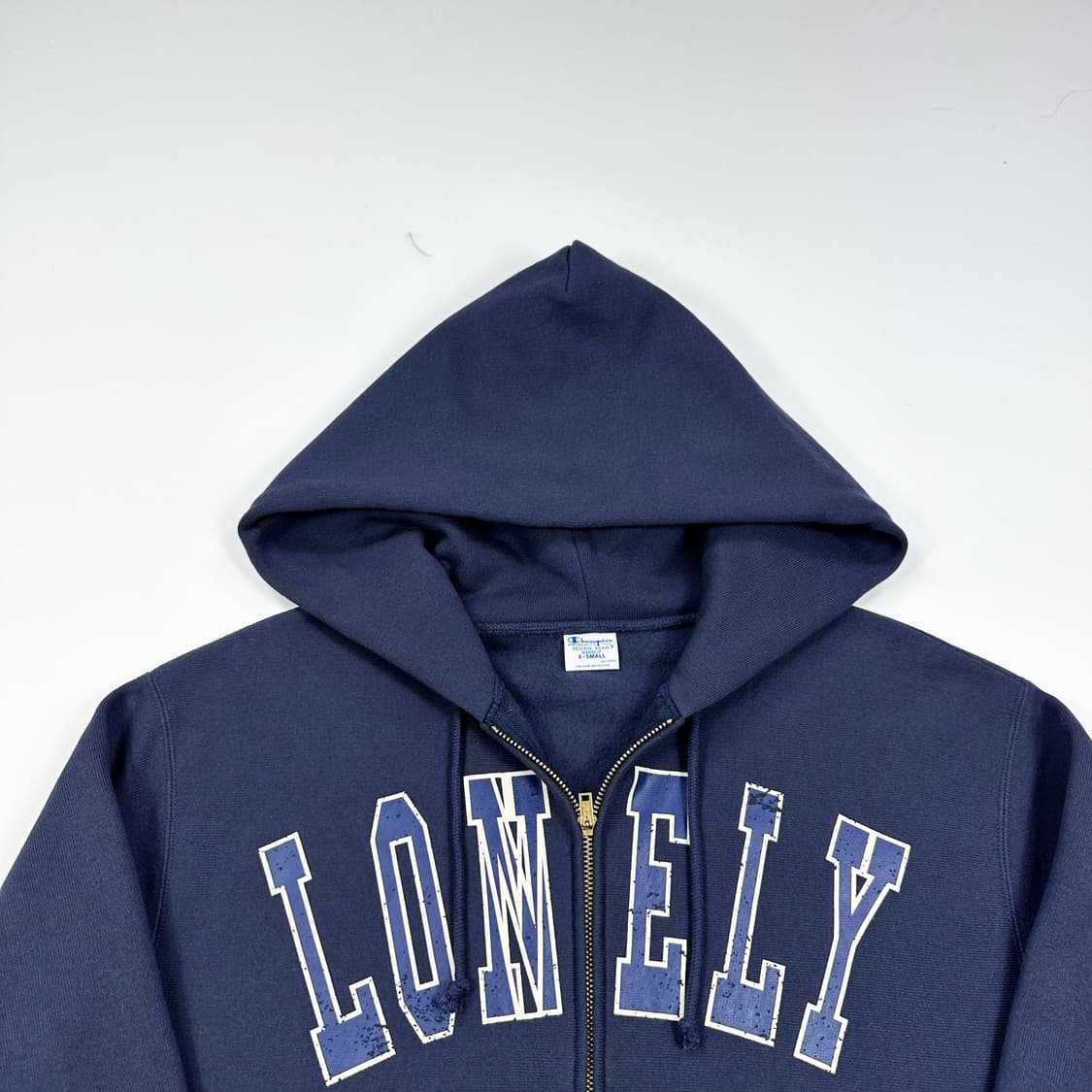 챔피온 x 노앙 리버스위브 론리 오버핏 후드집업 네이비 XS 상품이미지2