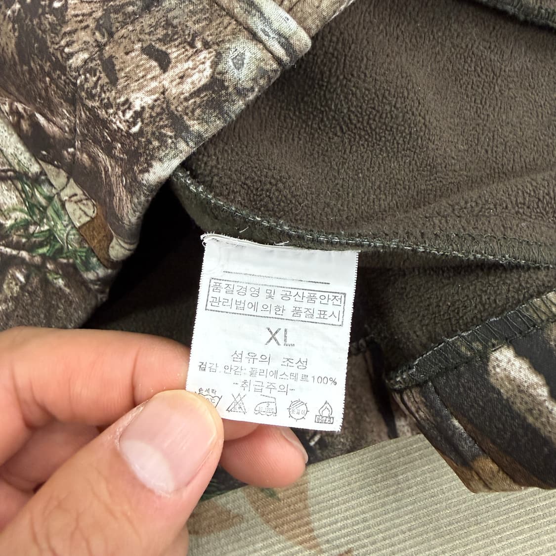 (L)알파 크로스 REALTREE 소프트 쉘 베스트 상품이미지3