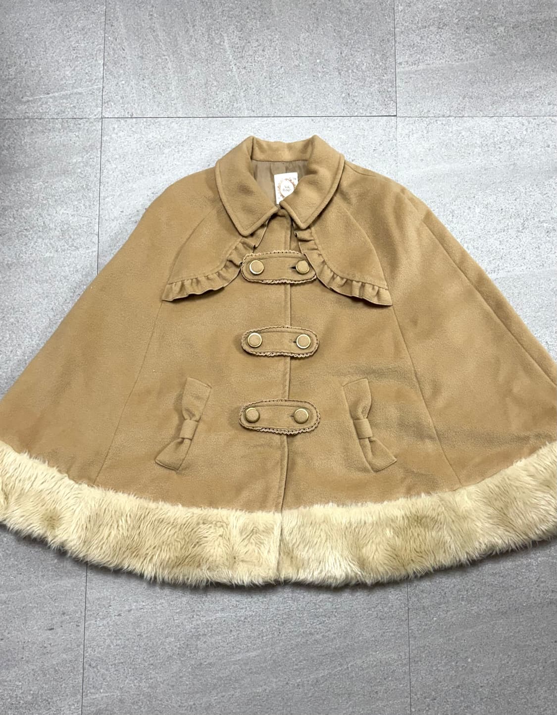 앙크루즈 판초 케이프 망토 빈티지 모리걸 달천 지뢰계 갸루 리즈리사 상품이미지1