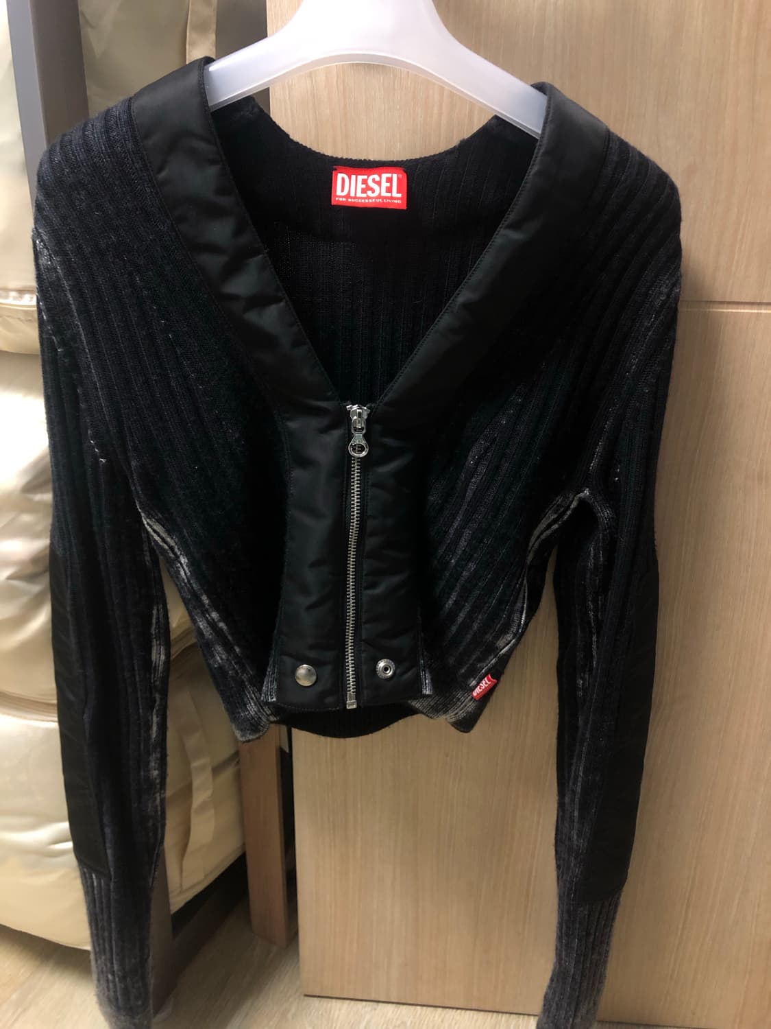 디젤 아세라 가디건 블랙 M 상품이미지3