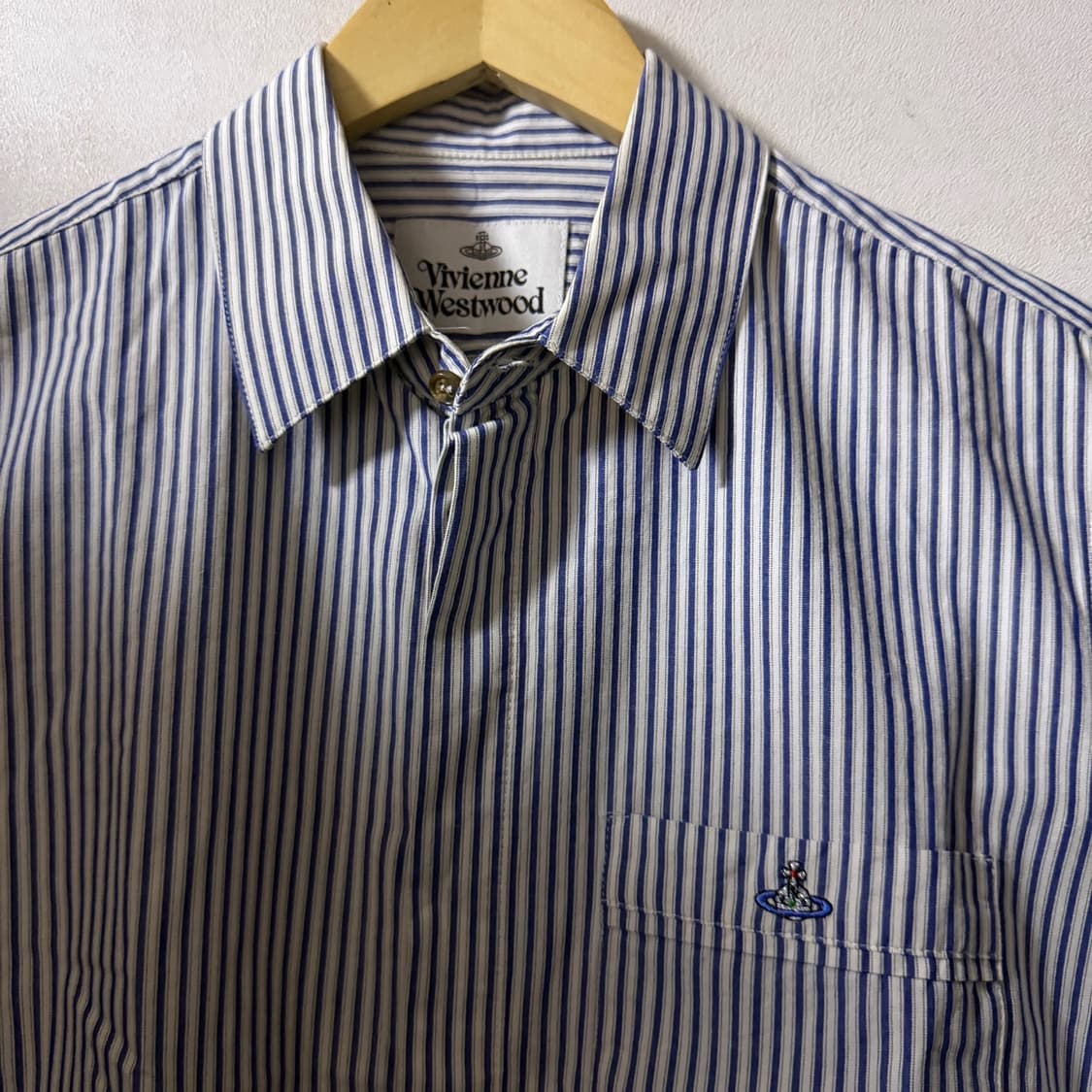 비비안웨스트우드 남성 원포켓 반팔 셔츠 50 (남성 100정도) 상품이미지1