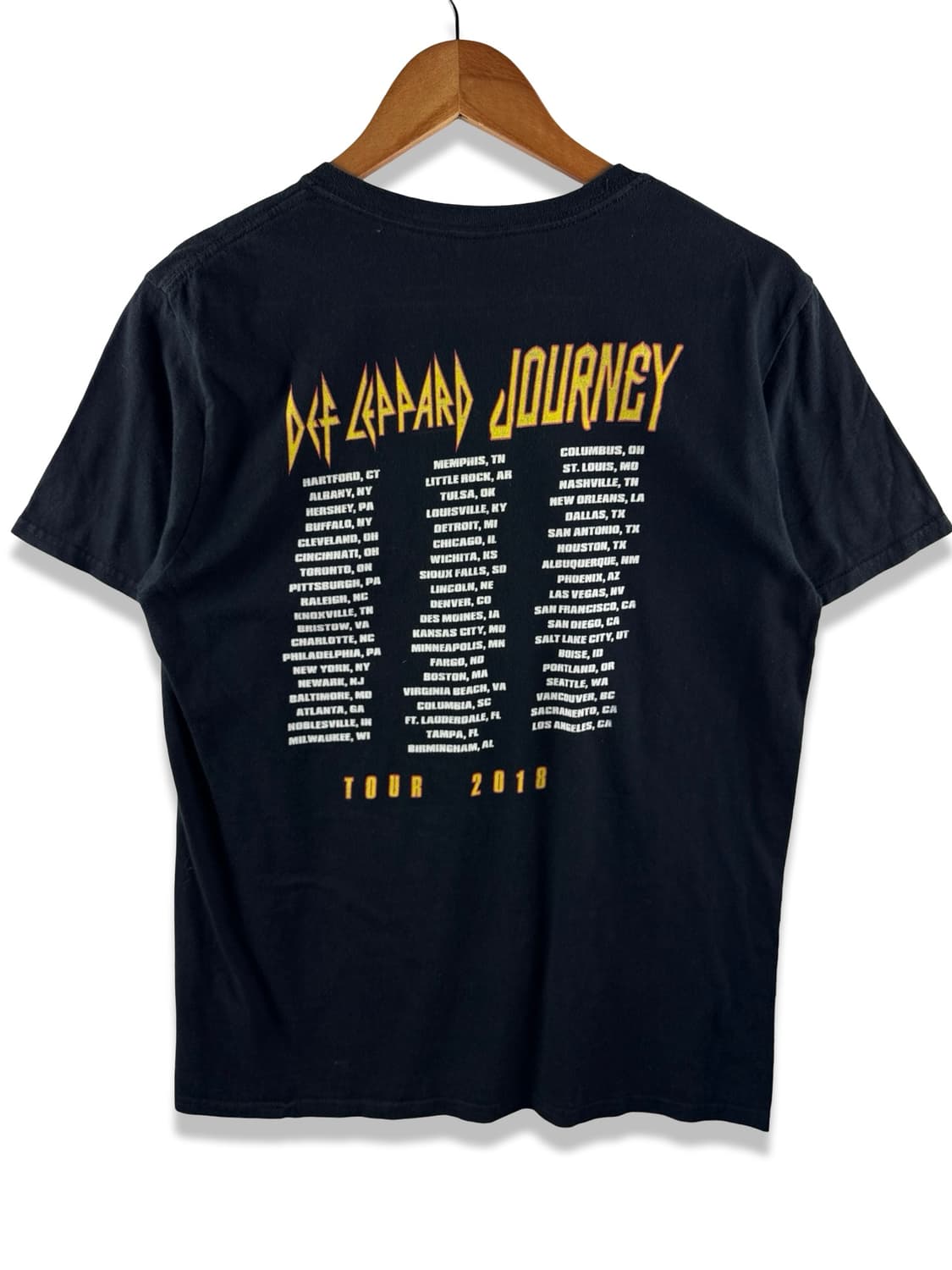 Def Leppard  Journey 2018 투어 밴드 티셔츠3822 상품이미지2