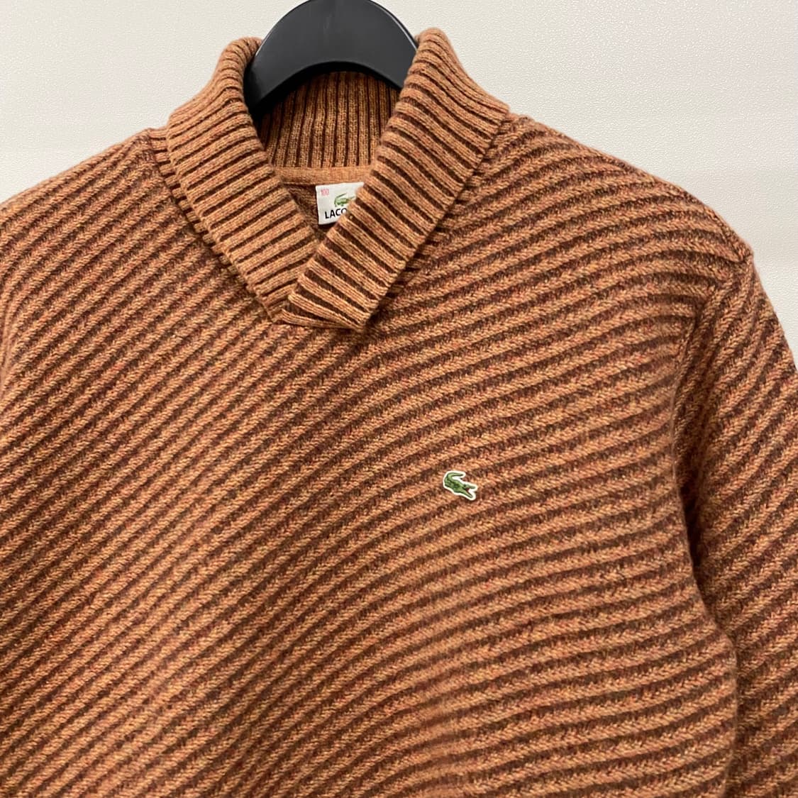 라코스테 숄카라 울 니트 상품이미지3