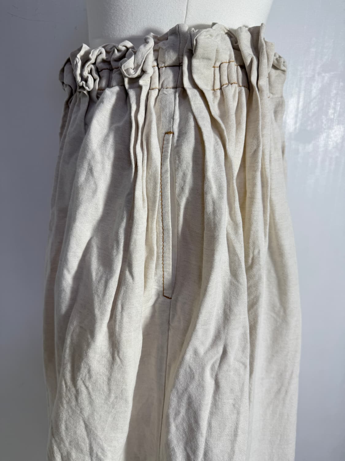 꼼데가르송 트리콧 린넨 플레어 스커트 상품이미지6