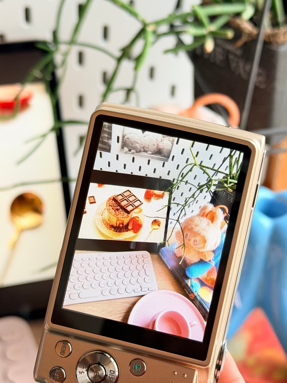 ✨태연 픽✨카시오 엑슬림 EX-Z400 골드 빈티지디카 상품이미지9