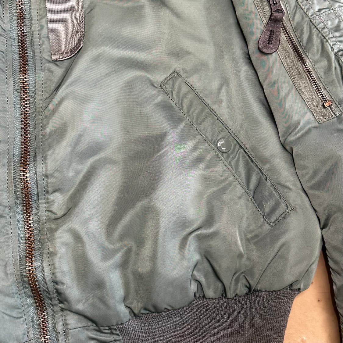 L 알파인더스트리 b-15d 항공점퍼 상품이미지8