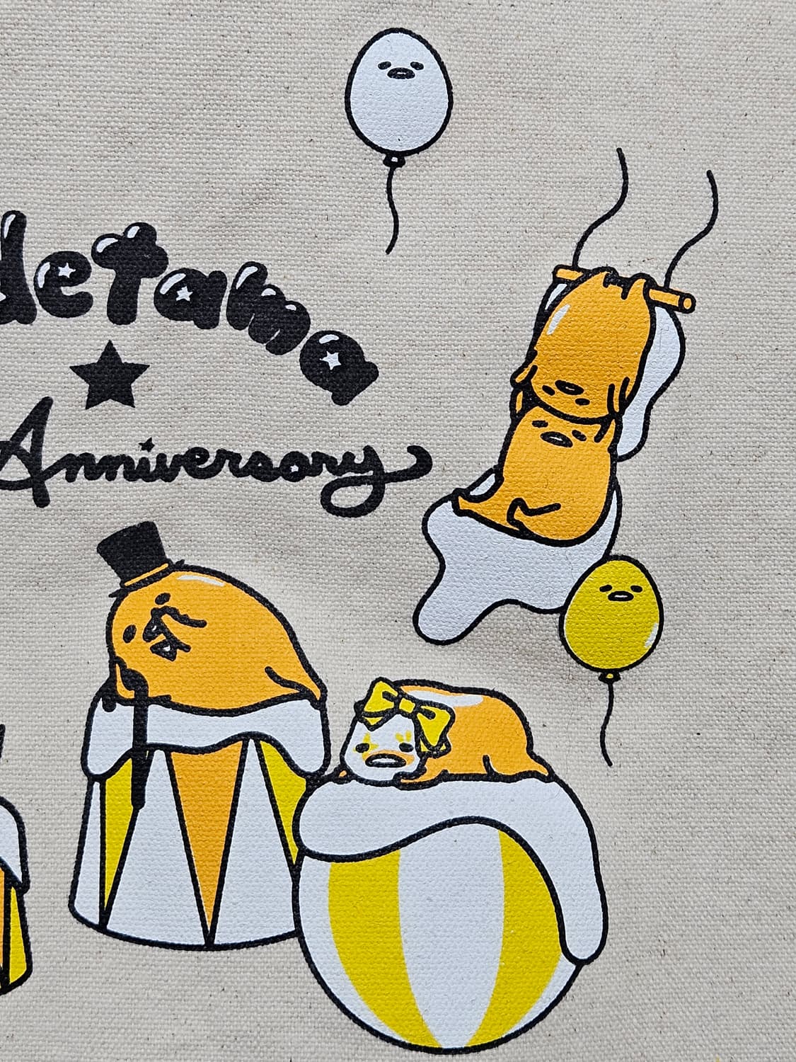 2018년 구데타마(Gudetama) 5주년 기념 한정 에코백 상품이미지4