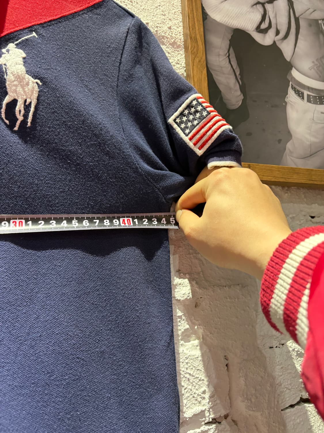 폴로 빅포니 성조기 카라반팔티셔츠 상품이미지7