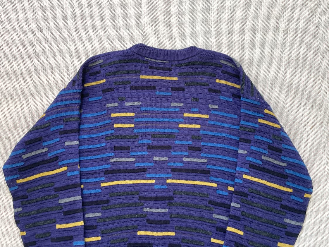 빈티지 브리치 멀티 패턴 자카드 니트   J04187 상품이미지5