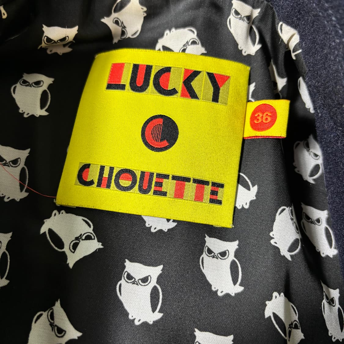 우먼FREE 럭키슈에뜨 다크네이비 울 싱글코트 상품이미지4