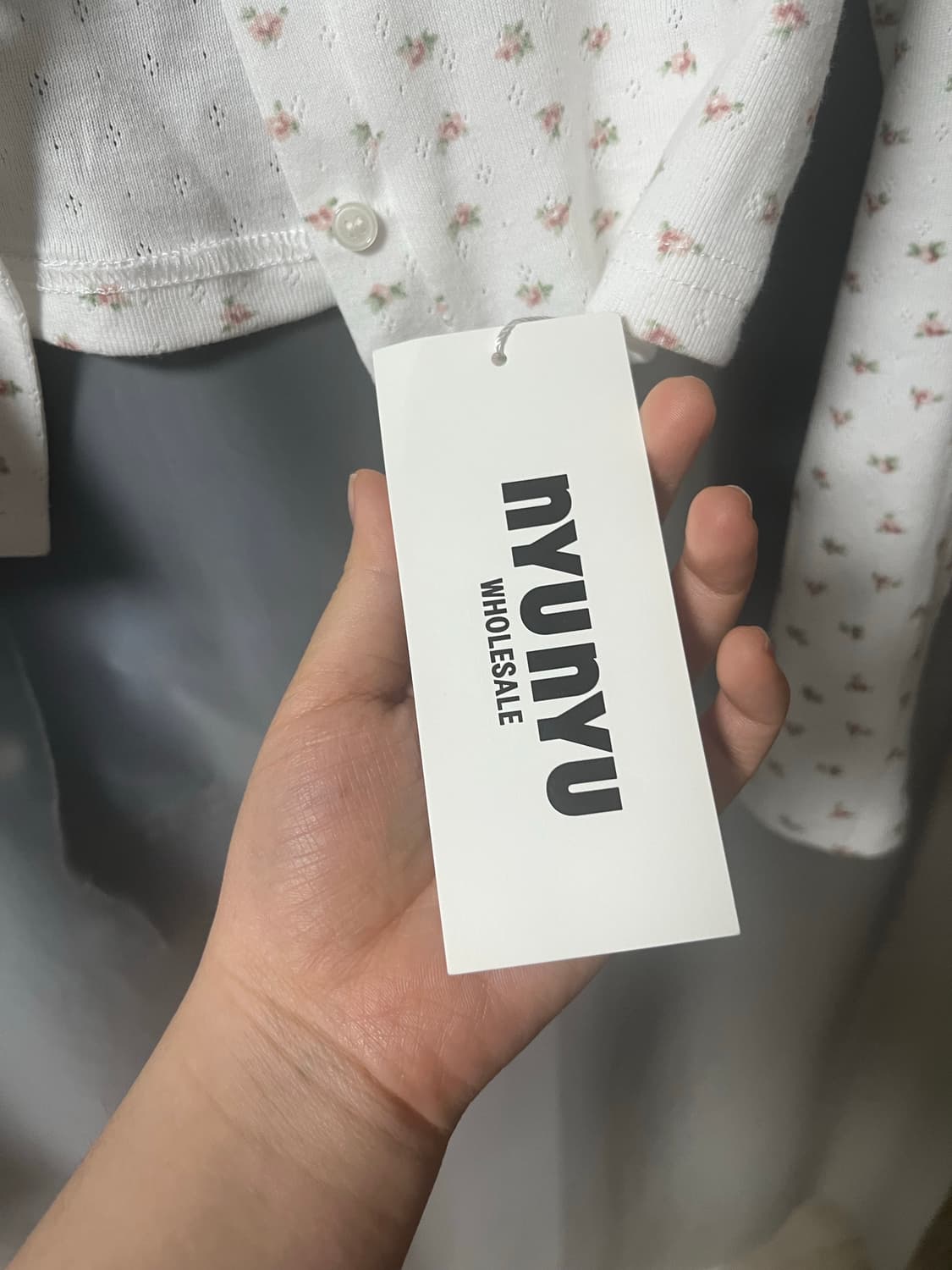 뉴뉴 꽃무늬 가디건 상품이미지2