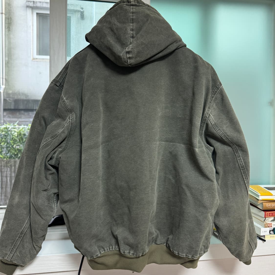 칼하트 액티브자켓 j68 j30 모스그린 상품이미지2