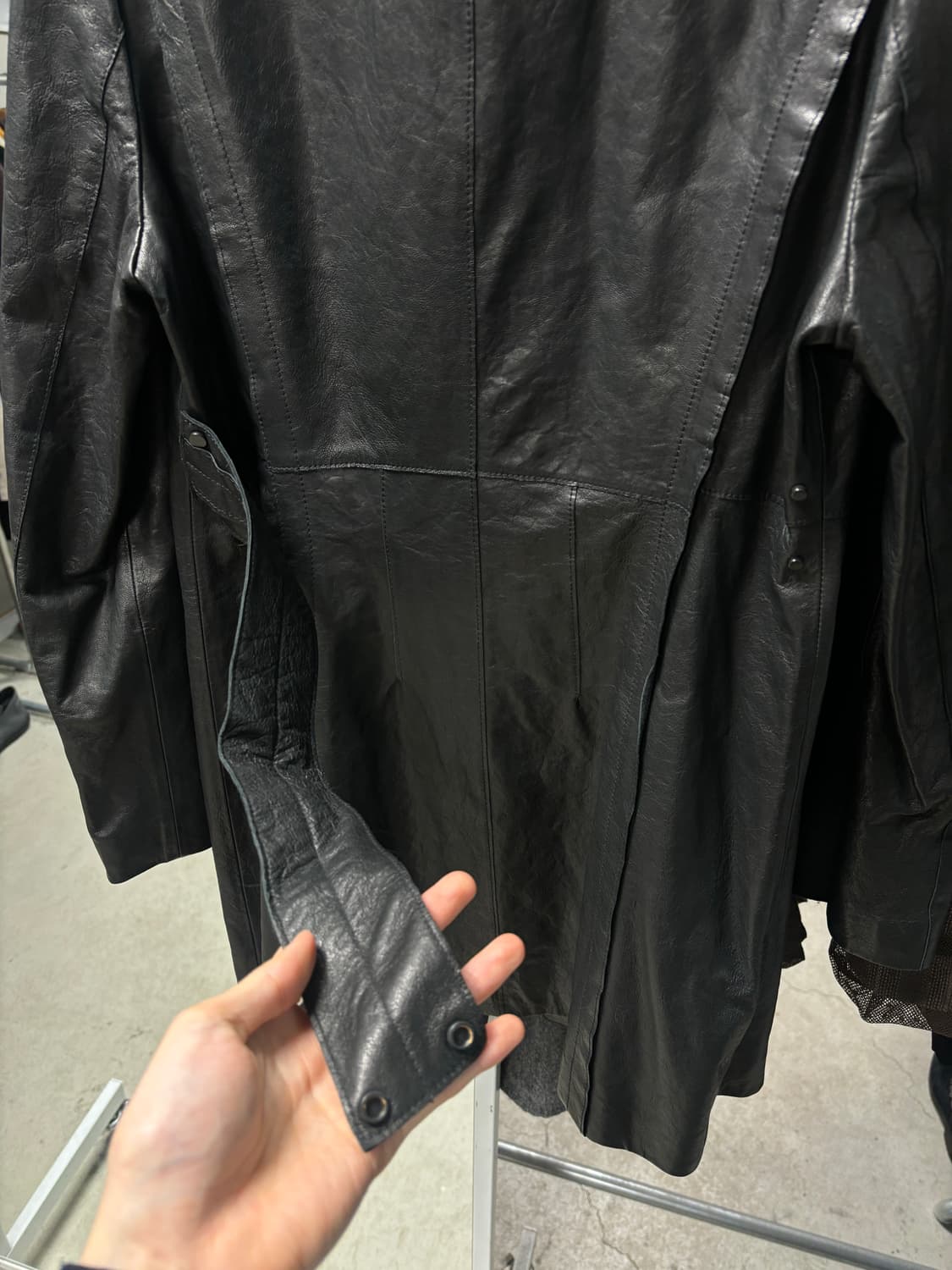 Rothschild 비대칭 쉽스킨 자켓 상품이미지6