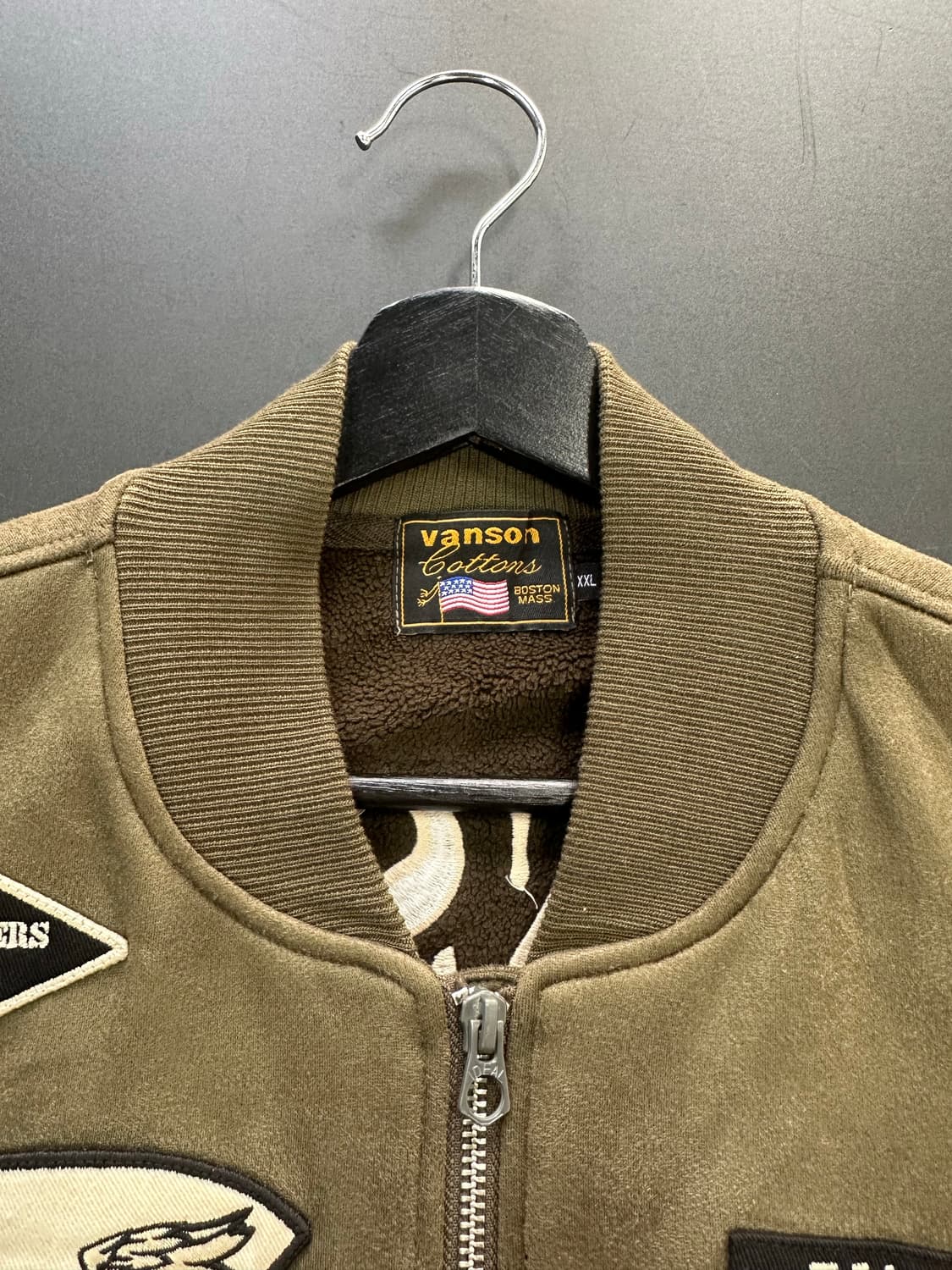 벤슨 US 자수 스웨이드 플라이트 자켓 상품이미지8