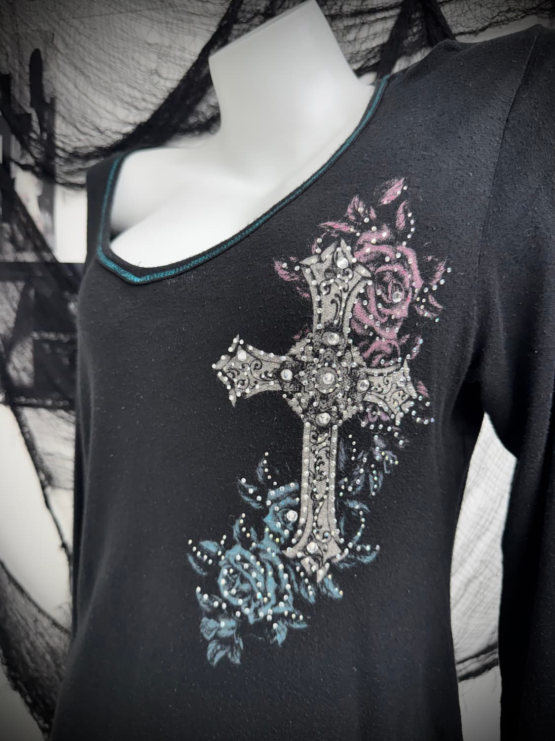 Cross wing cubic printing longsleeve 상품이미지5