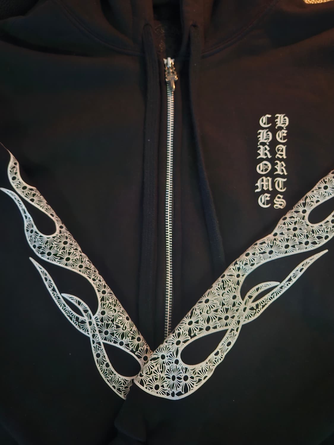 M 크롬하츠 와플 플레임 후드집업 상품이미지2