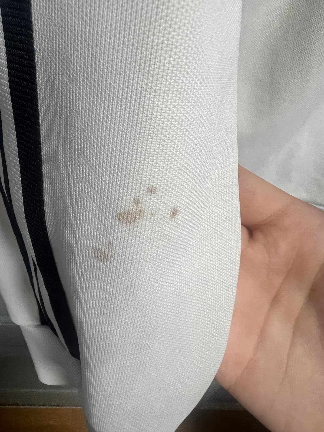 아디다스 굿이어 산레모 트랙탑 져지 자켓 흰/검 상품이미지6