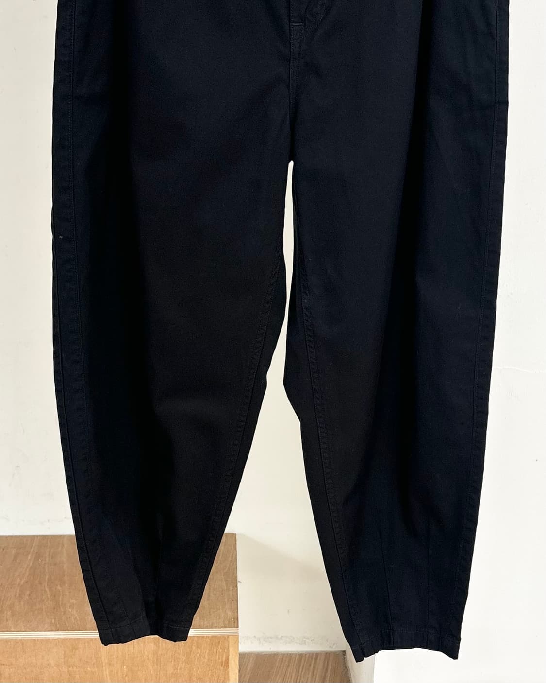 랄프 로렌 블랙 코튼 펜칭 팬츠 상품이미지3